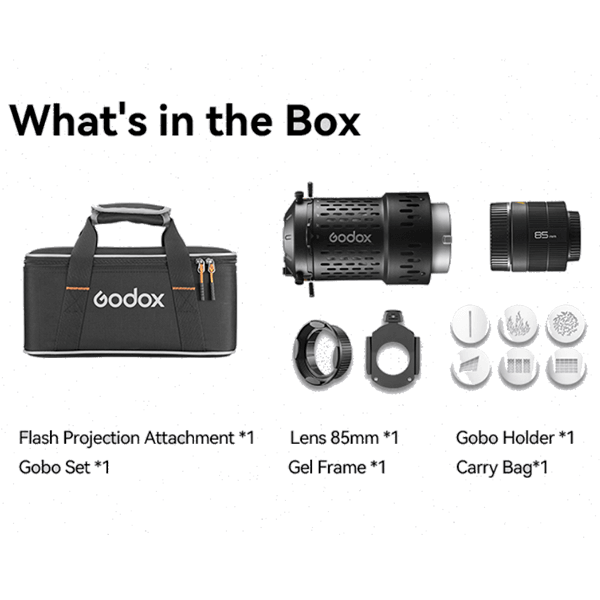 Godox BFP Blitzprojektionsvorsatz mit Bowens Anschluss