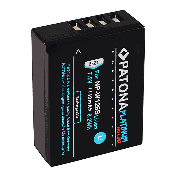 Platinum Battery for Fujifilm NP-W126S by Patona 