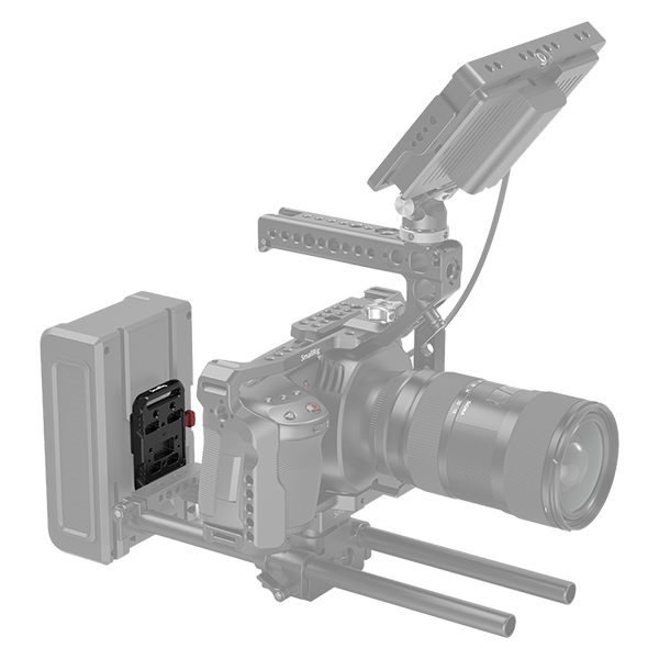 SmallRig kleine Montageplatte mit Klemme für V-Mount Akkus 2987 SmallRig kleine Montageplatte mit Klemme für V-Mount Akkus 2987