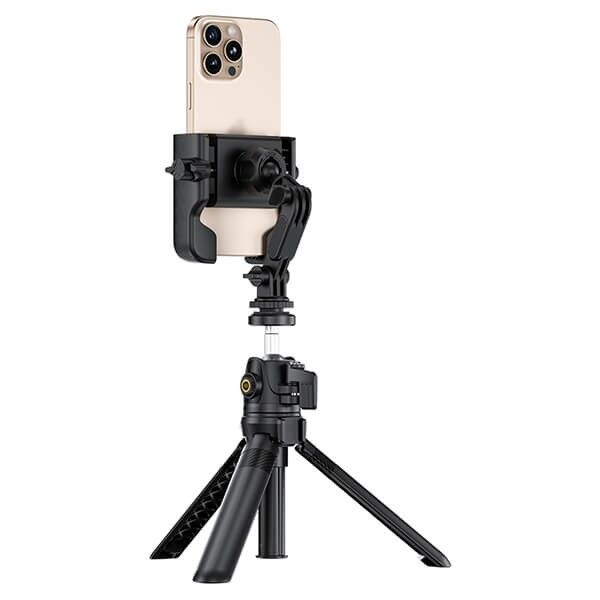 JJC PM-CS1 mit Smartphone montiert hinterseite