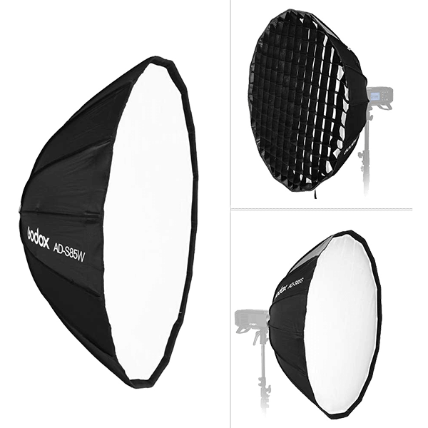 Godox Octa Softbox 85cm zu AD400pro innen Weiss