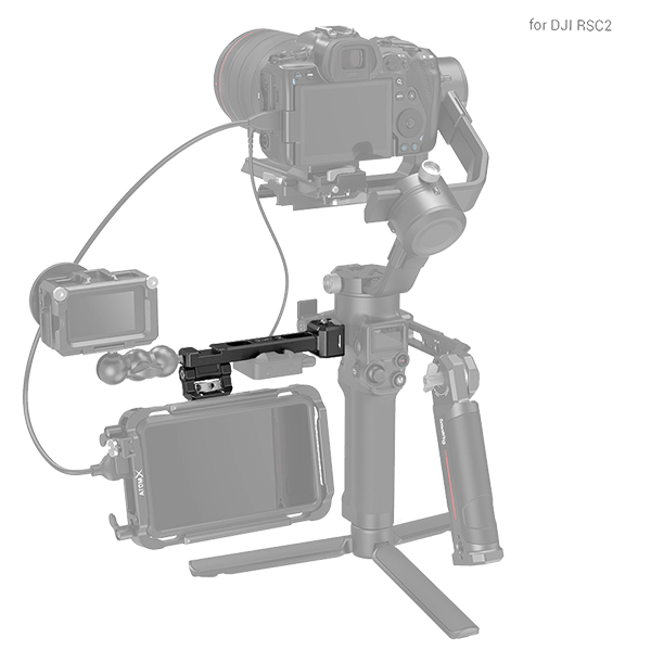 SmallRig Monitor Mount with Nato Clamp for DJI RS 2 and RSC 2 3026