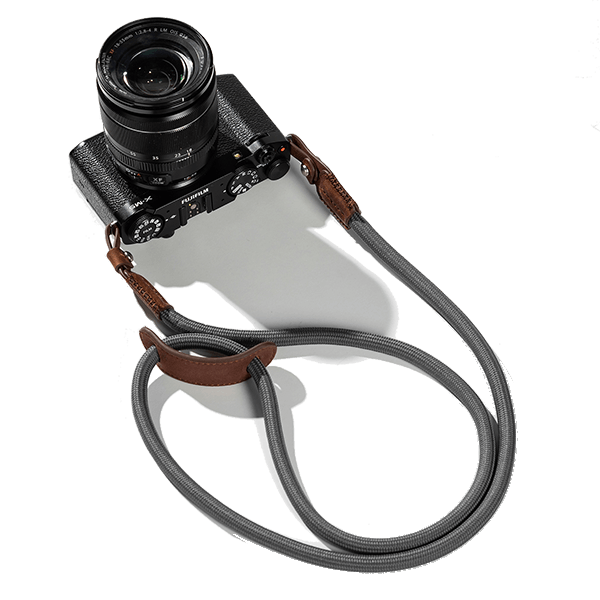 Smallrig geflochtener Schulterriemen in Grau 5057