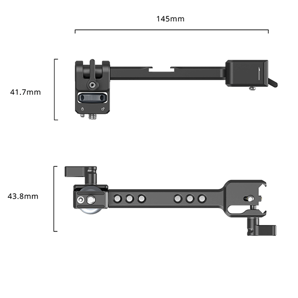 SmallRig Monitorhalterung für DJI RS-Serie 5337 Abmessungen SmallRig Monitorhalterung für DJI RS-Serie 5337 Abmessungen