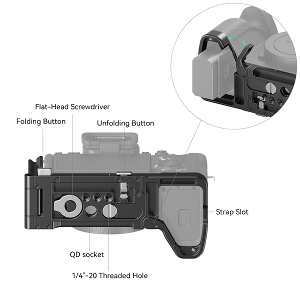 SmallRig L-Bracket for Sony Alpha 7R V 3984