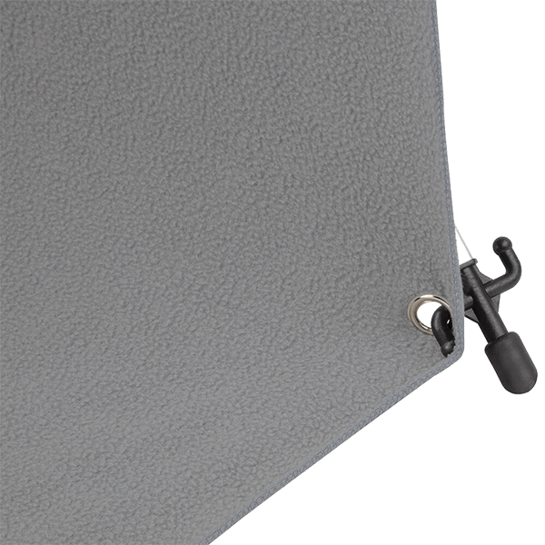 Neutralgrauer Westcott Hintergrundstoff aus Polyester