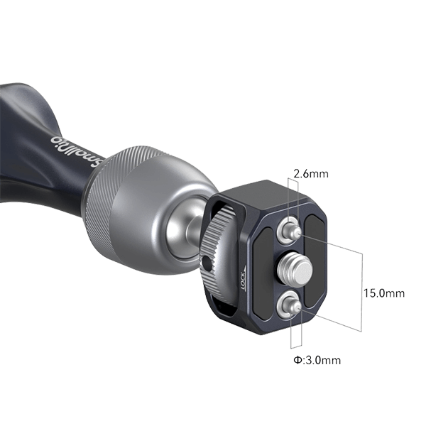 SmallRig Monitor Positonierungs Arm 4194 Anschluss