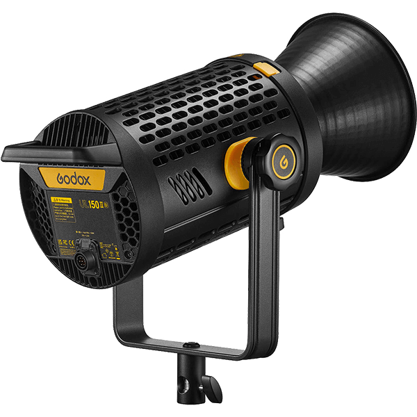 Godox UL150 II Bicolor geräuschloses LED Licht mit Bowens Anschluss hinten Godox UL150 II Bicolor geräuschloses LED Licht mit Bowens Anschluss hinten