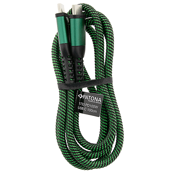 Patona USB C - USB C Kabel PD100W 100 cm ganz