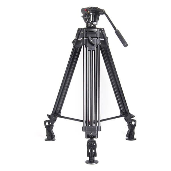 Patona video tripod with tilt head, full view tilt view