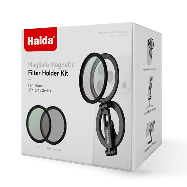 Haida MagSafe Magnetfilter-Set für Smartphone Verpackung