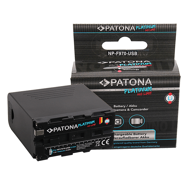 Platinum Battery for Sony NP-F970 by Patona