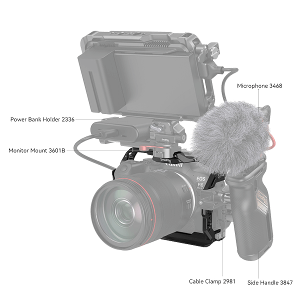 SmallRig Kamera Cage zu Canon EOS R6 Mark II 4159