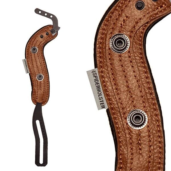 SpiderPro Hand Strap v3 Leather for DSLR and Mirrorless Cameras Brown