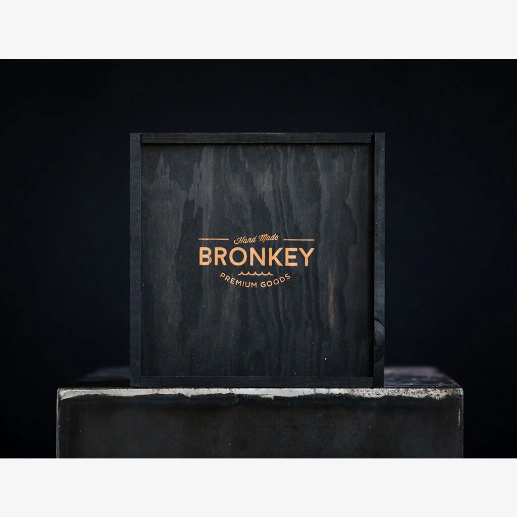 Bronkey Tokyo #501 Leather Dual Camera Harness Black with Red Stitching