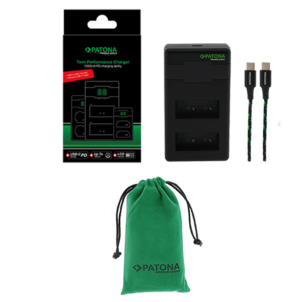 Doppel USB C Ladegerät zu Fuji NP-W126S