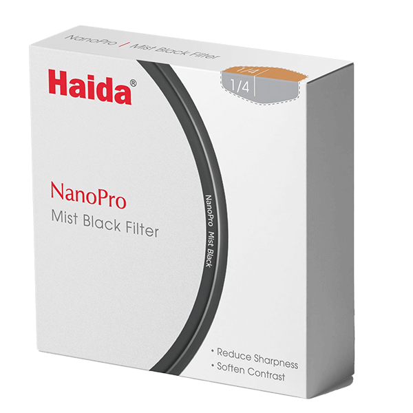 Haida NanoPro Mist Black Dunst 1/4 Filter 62mm Verpackung