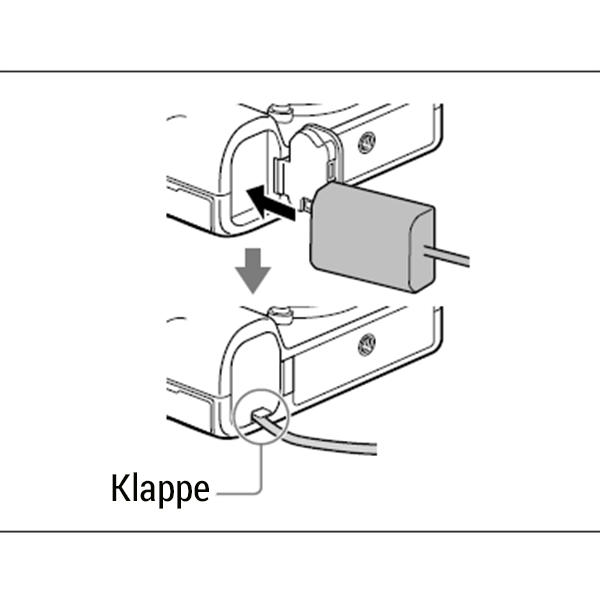 Netzteil mit passendem Dummy für den Sony NP-FZ100 Akku