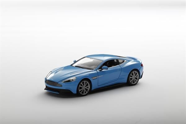 Welly Aston Martin Vanquis blau 1:24