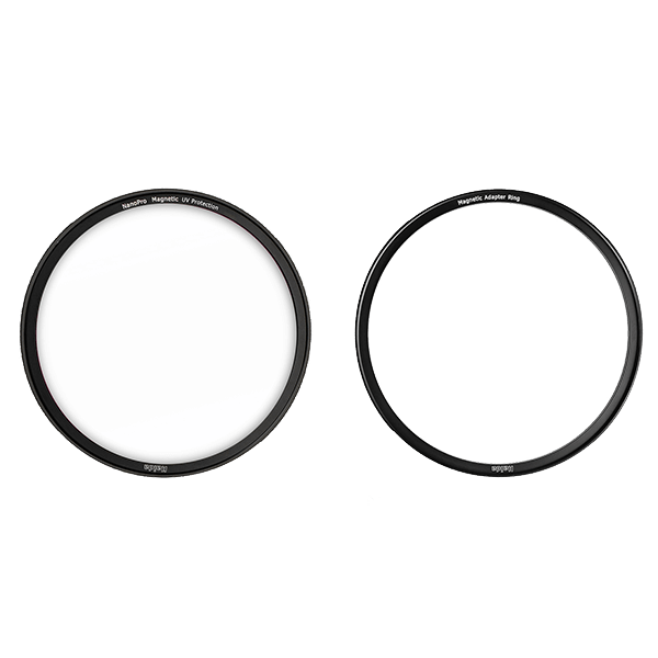 Objektiv Schutzfilter Magentisch von Haida mit Adapterring 72mm Lieferumfang