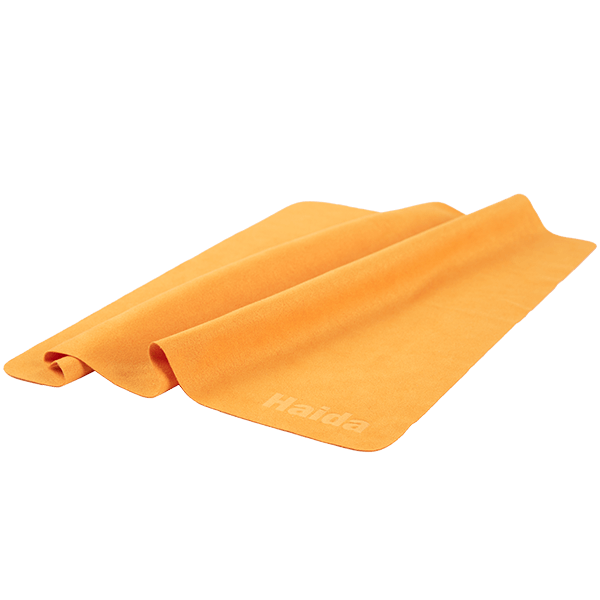 Haida cleaning cloth for objects in orange color Haida cleaning cloth for objects in orange color
