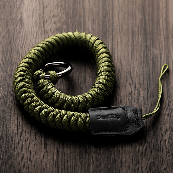 Smallrig braided hand strap in green 5055