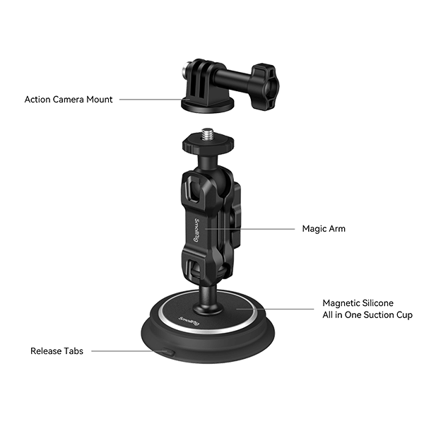 SmallRig magnetic suction cup for action cameras 4466