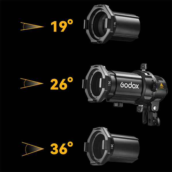 Godox MLP26K Projection Attachment for ML30 and ML60 LED Lights