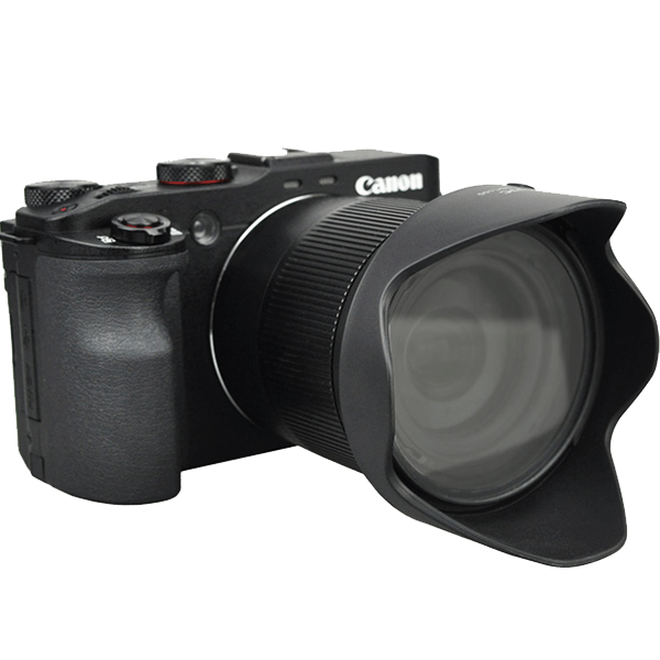 Gegenlichtblende inkl Filterhalter zu Canon G3X von JJC LH-JDC100 