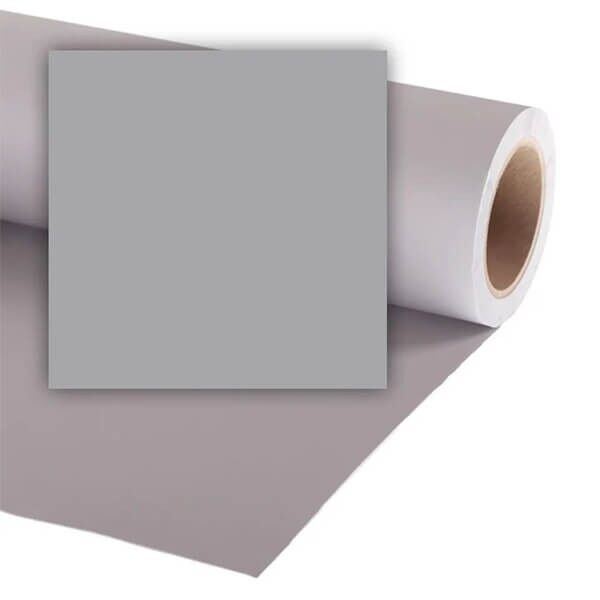 Hintergrundpapier Rolle 1.35 x11m Storm Grey Colorama Hintergrundpapier Rolle 1.35 x11m Storm Grey Colorama