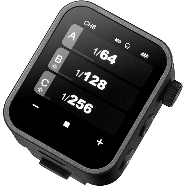 Godox X3 Fujifilm Touchscreen TTL Drahtloser Blitzausloeser Display von oben