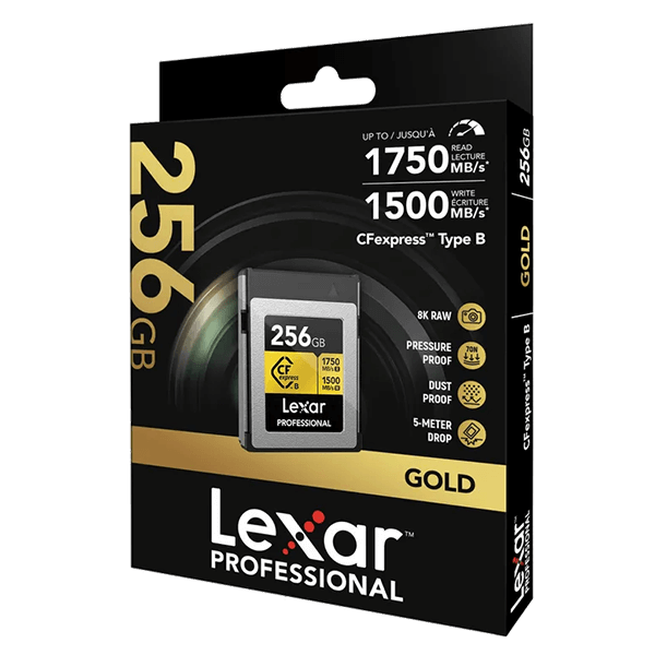 Lexar-Speicherkarte für 8K-Videoaufnahmen und schnelle Serienaufnahmen
