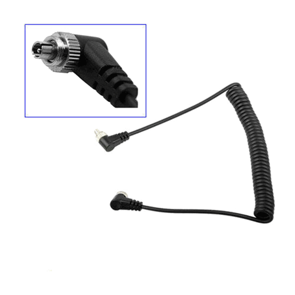 Male to Male Flash PC Spring Sync Cord
