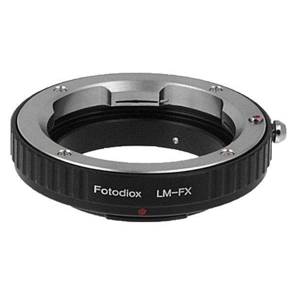 Fotodiox lens adapter Leica M to Fuji X front view