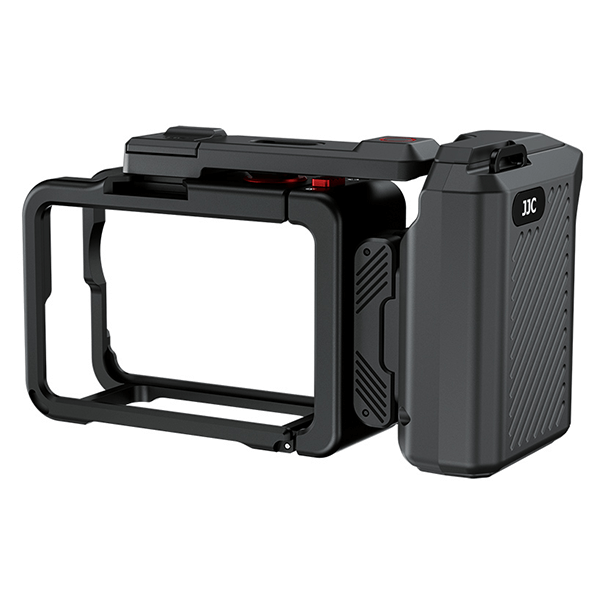 Seitenansicht des Käfigs für Osmo Action 6