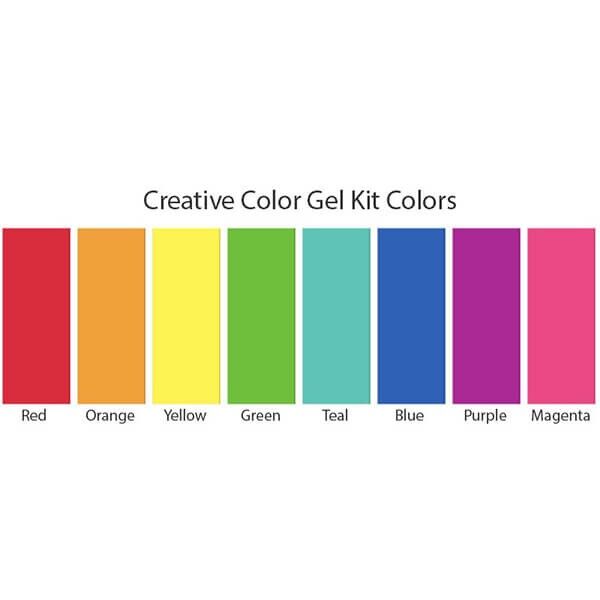 Creative Color Gel Set for Godox AD200 Color Values