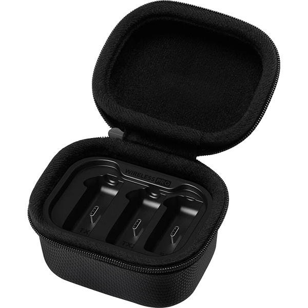 Rode Wireless PRO kabelloses Mikrofon für zwei Personen Ladeschale