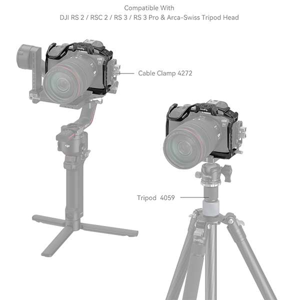 SmallRig camera cage Black Mamba for Canon EOS R6 Mark 2 4161