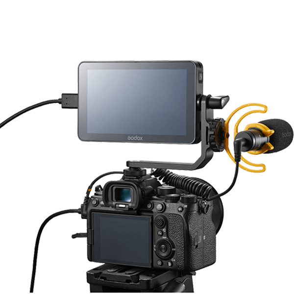 Godox GMM-01 L-shaped Tilt Arm for Monitor in use