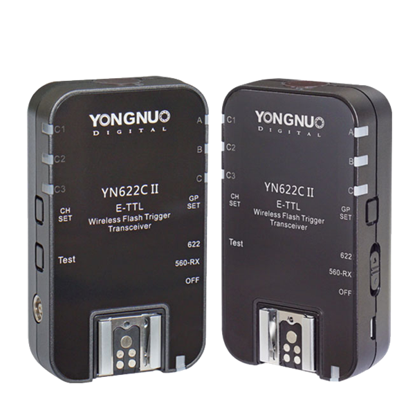 Yongnuo YN-622C II e-TTL wireless flash trigger for Canon and Yongnuo