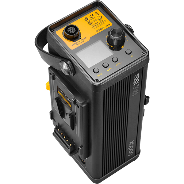 Godox UL150 II geräuschloses LED Licht mit Bowens Anschluss Controller Display