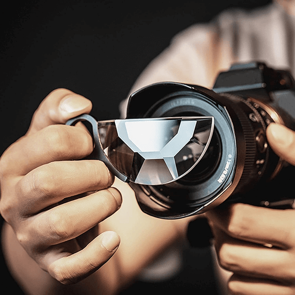 Prismenfilter aus Optischem Glas Handkamerafilter halbes Glas mood