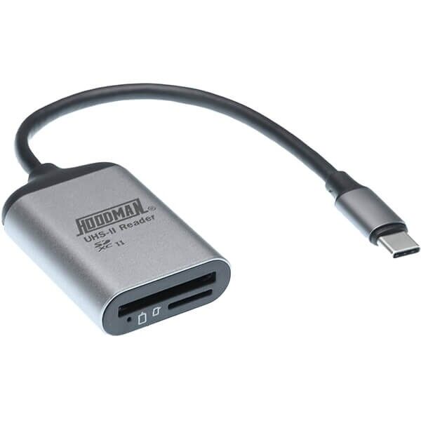 Hoodman Steel card reader with SD and microSD slot