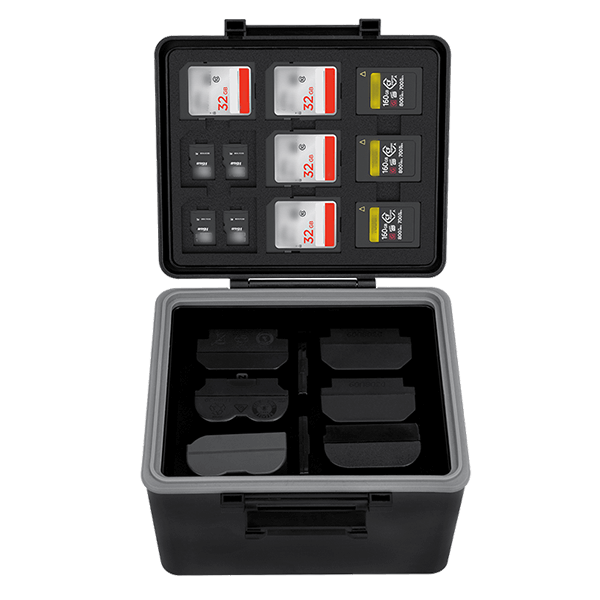 Battery box and memory card case in one from JJC