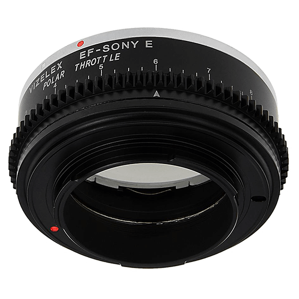 Objektivadapter Canon EF auf Sony E mit Polfilter von Fotodiox
