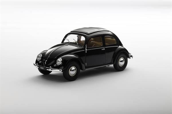 Welly Volkswagen Classic Beetle schwarz 1:18