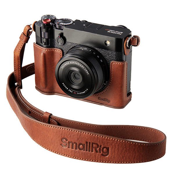 SmallRig Leather Case Kit für Fujifilm GFX100RF in Braun
