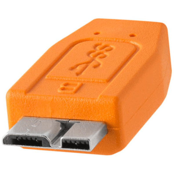 TetherPro USB-C to 3.0 Micro-B in Orange