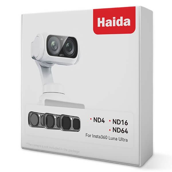 Haida NanoPro Magnetic ND Filter Set for Insta360 Luna Ultra Haida NanoPro Magnetic ND Filter Set for Insta360 Luna Ultra