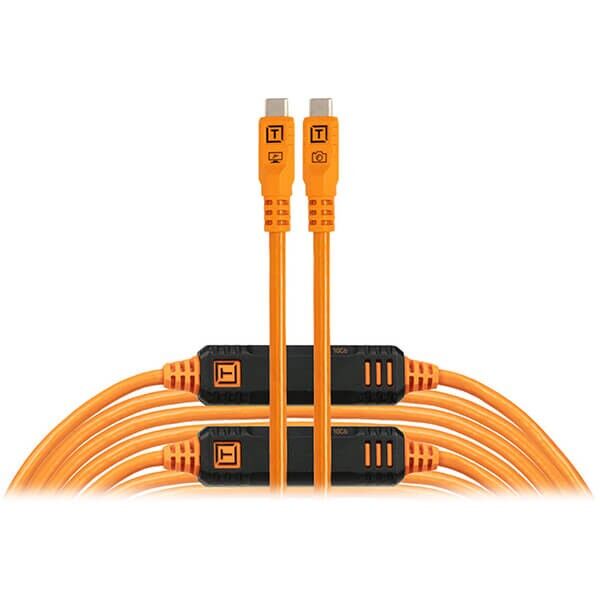 TetherTools TetherPro Optima 10G USB-C Cable 9.4 Meters Orange